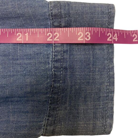 Old Navy Denim Lightweight Maternity Top Size L - Picture 11 of 12